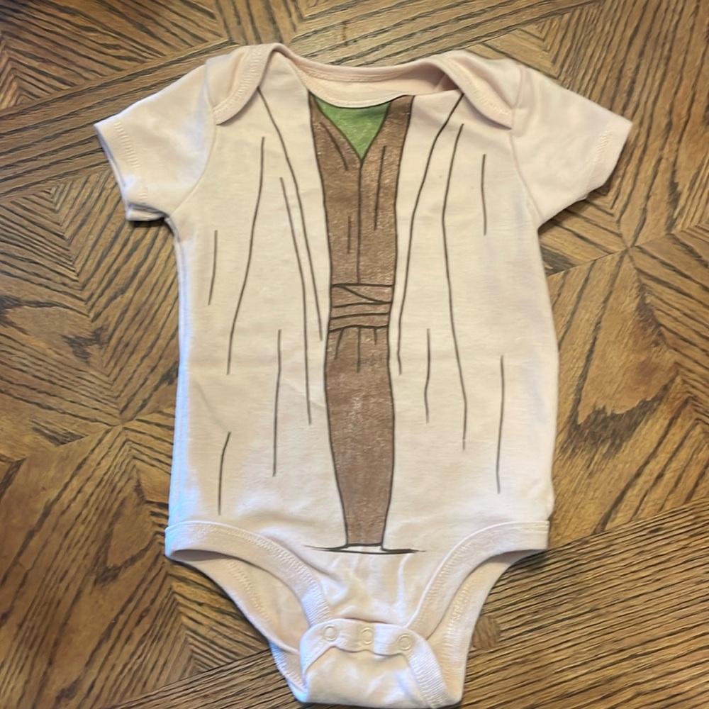 Star Wars yoda onesie